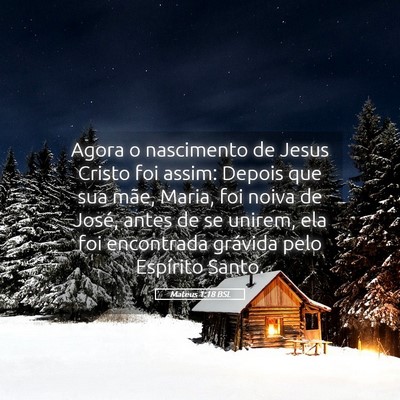 Picture 05 - Mateus 1:18 BSL - Agora o nascimento de Jesus Cristo foi assim: - Bible Verse Picture