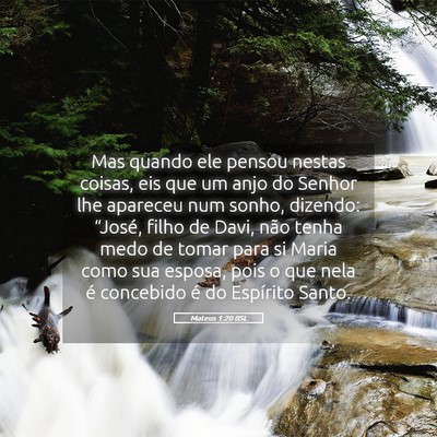 Picture 05 - Mateus 1:20 BSL - Mas quando ele pensou nestas coisas, eis que um - Bible Verse Picture