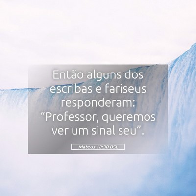 Picture 05 - Mateus 12:38 BSL - Então alguns dos escribas e fariseus - Bible Verse Picture