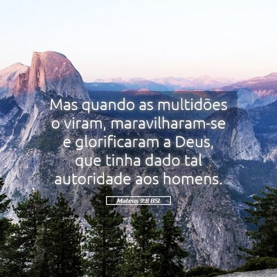 Picture 05 - Mateus 9:8 BSL - Mas quando as multidões o viram, maravilharam-se - Bible Verse Picture