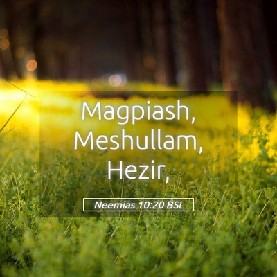 Picture 05 - Neemias 10:20 BSL - Magpiash, Meshullam, - Bible Verse Picture