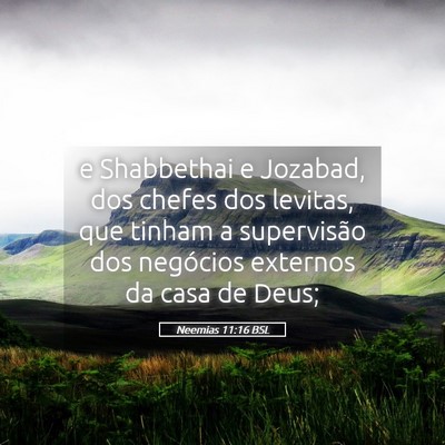 Picture 05 - Neemias 11:16 BSL - e Shabbethai e Jozabad, dos chefes dos levitas, - Bible Verse Picture