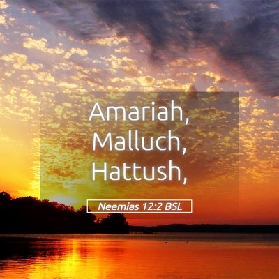 Picture 05 - Neemias 12:2 BSL - Amariah, Malluch, - Bible Verse Picture
