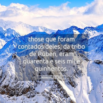 Picture 05 - Números 1:21 BSL - those que foram contados deles, da tribo de - Bible Verse Picture