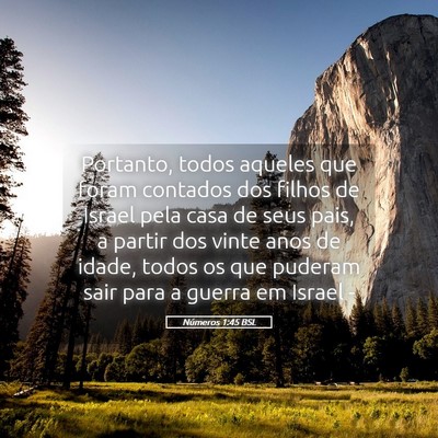 Picture 05 - Números 1:45 BSL - Portanto, todos aqueles que foram contados dos - Bible Verse Picture