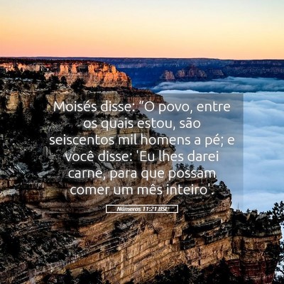 Picture 05 - Números 11:21 BSL - Moisés disse: “O povo, entre os quais estou, - Bible Verse Picture