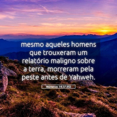 Picture 05 - Números 14:37 BSL - mesmo aqueles homens que trouxeram um relatório - Bible Verse Picture