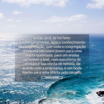 Picture 05 - Números 15:24 BSL - então será, se foi feito involuntariamente, sem - Bible Verse Picture