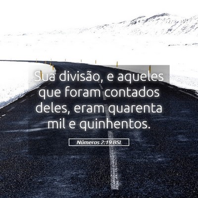 Picture 05 - Números 2:19 BSL - Sua divisão, e aqueles que foram contados deles, - Bible Verse Picture