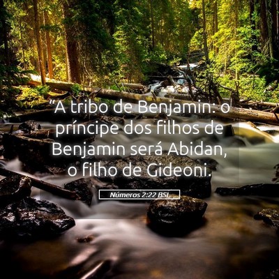 Picture 05 - Números 2:22 BSL - “A tribo de Benjamin: o príncipe dos filhos de - Bible Verse Picture