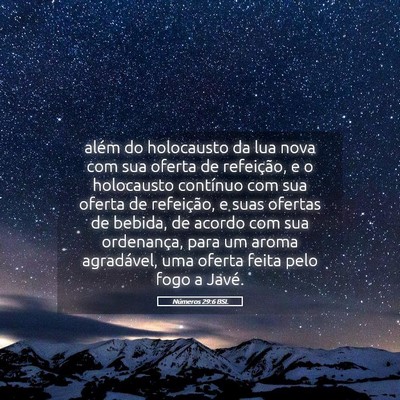 Picture 05 - Números 29:6 BSL - além do holocausto da lua nova com sua oferta de - Bible Verse Picture
