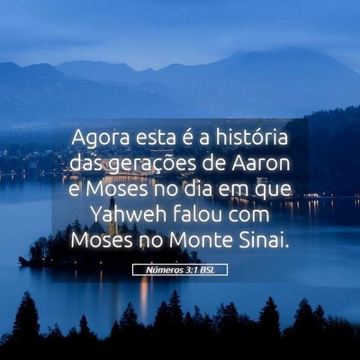 Picture 05 - Números 3:1 BSL - Agora esta é a história das gerações de Aaron - Bible Verse Picture