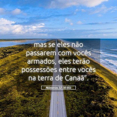 Picture 05 - Números 32:30 BSL - mas se eles não passarem com vocês armados, - Bible Verse Picture