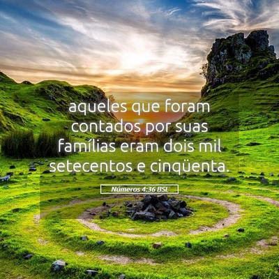Picture 05 - Números 4:36 BSL - aqueles que foram contados por suas famílias - Bible Verse Picture