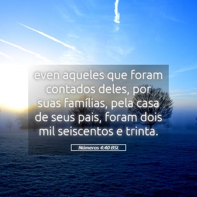 Picture 05 - Números 4:40 BSL - even aqueles que foram contados deles, por suas - Bible Verse Picture