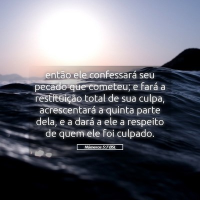 Picture 05 - Números 5:7 BSL - então ele confessará seu pecado que cometeu; e - Bible Verse Picture