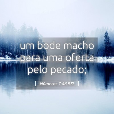 Picture 05 - Números 7:46 BSL - um bode macho para uma oferta pelo - Bible Verse Picture