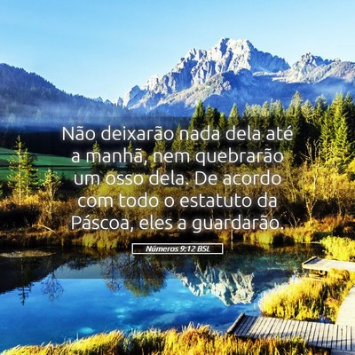 Picture 05 - Números 9:12 BSL - Não deixarão nada dela até a manhã, nem - Bible Verse Picture