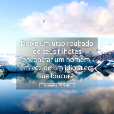Picture 05 - Provérbios 17:12 BSL - Deixe um urso roubado de seus filhotes encontrar - Bible Verse Picture