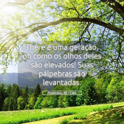 Picture 05 - Provérbios 30:13 BSL - There é uma geração, oh como os olhos deles - Bible Verse Picture