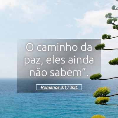 Picture 05 - Romanos 3:17 BSL - O caminho da paz, eles ainda não - Bible Verse Picture