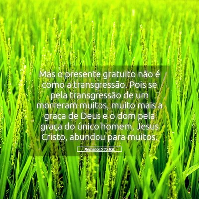 Picture 05 - Romanos 5:15 BSL - Mas o presente gratuito não é como a - Bible Verse Picture
