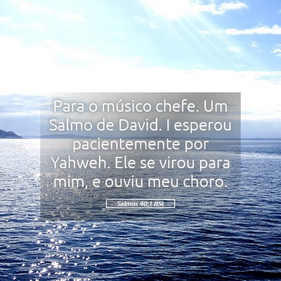 Picture 05 - Salmos 40:1 BSL - Para o músico chefe. Um Salmo de David. I - Bible Verse Picture