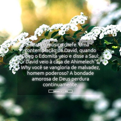 Picture 05 - Salmos 52:1 BSL - Para o músico chefe. Uma contemplação de - Bible Verse Picture