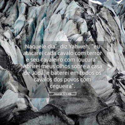 Picture 05 - Zacarias 12:4 BSL - Naquele dia”, diz Yahweh, “eu atacarei cada - Bible Verse Picture