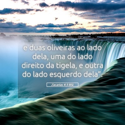 Picture 05 - Zacarias 4:3 BSL - e duas oliveiras ao lado dela, uma do lado - Bible Verse Picture
