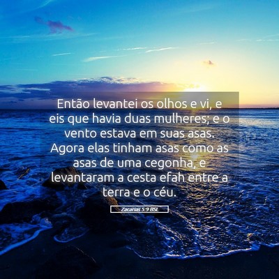 Picture 05 - Zacarias 5:9 BSL - Então levantei os olhos e vi, e eis que havia - Bible Verse Picture