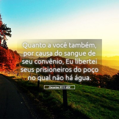 Picture 05 - Zacarias 9:11 BSL - Quanto a você também, por causa do sangue de - Bible Verse Picture