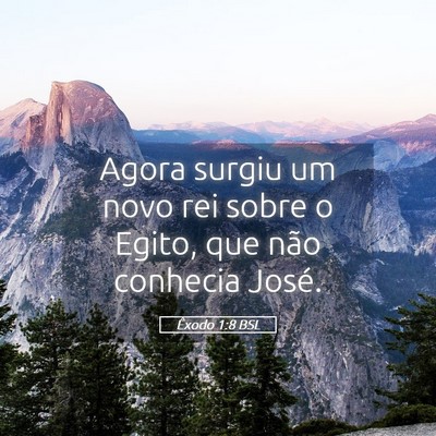 Picture 05 - Êxodo 1:8 BSL - Agora surgiu um novo rei sobre o Egito, que não - Bible Verse Picture