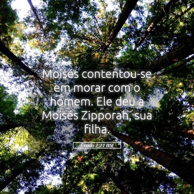 Picture 05 - Êxodo 2:21 BSL - Moisés contentou-se em morar com o homem. Ele - Bible Verse Picture