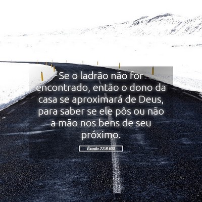 Picture 05 - Êxodo 22:8 BSL - Se o ladrão não for encontrado, então o dono - Bible Verse Picture