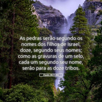 Picture 05 - Êxodo 28:21 BSL - As pedras serão segundo os nomes dos filhos de - Bible Verse Picture