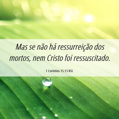 Picture 06 - 1 Coríntios 15:13 BSL - Mas se não há ressurreição dos mortos, nem - Bible Verse Picture