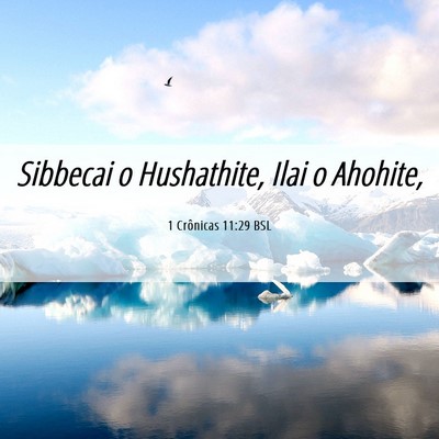 Picture 06 - 1 Crônicas 11:29 BSL - Sibbecai o Hushathite, Ilai o - Bible Verse Picture