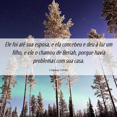 Picture 06 - 1 Crônicas 7:23 BSL - Ele foi até sua esposa, e ela concebeu e deu à - Bible Verse Picture