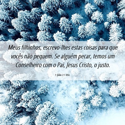 Picture 06 - 1 João 2:1 BSL - Meus filhinhos, escrevo-lhes estas coisas para - Bible Verse Picture
