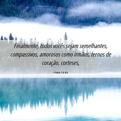 Picture 06 - 1 Pedro 3:8 BSL - Finalmente, todos vocês sejam semelhantes, - Bible Verse Picture