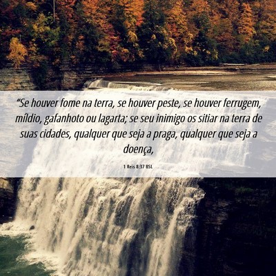 Picture 06 - 1 Reis 8:37 BSL - “Se houver fome na terra, se houver peste, se - Bible Verse Picture