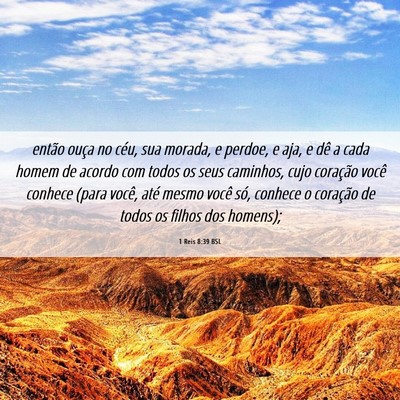 Picture 06 - 1 Reis 8:39 BSL - então ouça no céu, sua morada, e perdoe, e - Bible Verse Picture