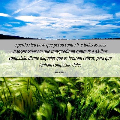 Picture 06 - 1 Reis 8:50 BSL - e perdoa teu povo que pecou contra ti, e todas as - Bible Verse Picture