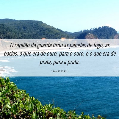 Picture 06 - 2 Reis 25:15 BSL - O capitão da guarda tirou as panelas de fogo, as - Bible Verse Picture