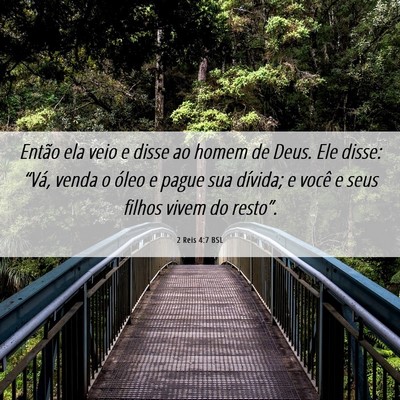 Picture 06 - 2 Reis 4:7 BSL - Então ela veio e disse ao homem de Deus. Ele - Bible Verse Picture