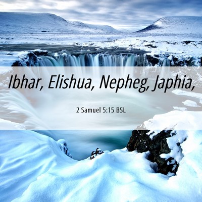 Picture 06 - 2 Samuel 5:15 BSL - Ibhar, Elishua, Nepheg, - Bible Verse Picture