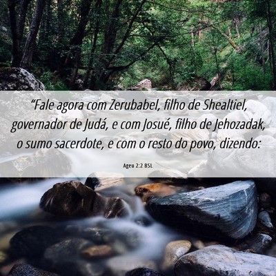 Picture 06 - Ageu 2:2 BSL - “Fale agora com Zerubabel, filho de Shealtiel, - Bible Verse Picture