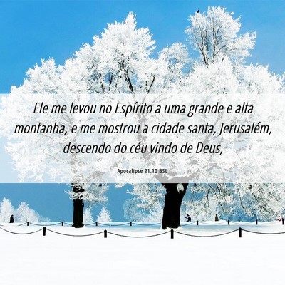 Picture 06 - Apocalipse 21:10 BSL - Ele me levou no Espírito a uma grande e alta - Bible Verse Picture