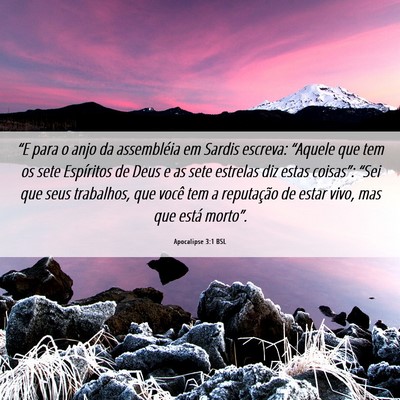 Picture 06 - Apocalipse 3:1 BSL - “E para o anjo da assembléia em Sardis - Bible Verse Picture